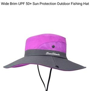 New with 🏷 Sun Shade camping/fishing hat